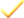 Gold check mark